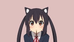 Blush long hair brown eyes brunettes k - on seifuku nakano 