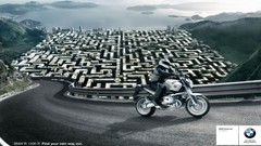 BMW advertisement motorbikes