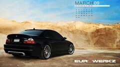 BMW black cars Car BMW 3 Series BMW E46 vehicle Calendar