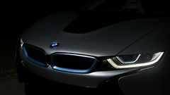 BMW bmw i8 silver cars vehicle Car