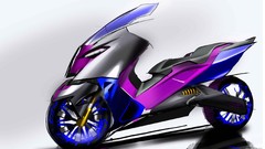 BMW studio concept art motorbikes