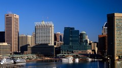 Boats architecture cities cityscapes baltimore maryland harbours