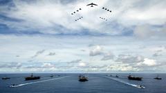 Boats B-52 Stratofortress planes