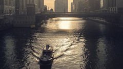 Boats Bridges urban rivers