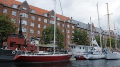 Boats buildings cities cityscapes harbours