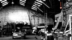 Boats garage monochrome natural complex magazine drydocks BMW Z3