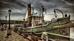 Boats HDR Photography The River