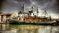 Boats HDR Photography The River