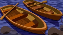 Boats multicolor vectors