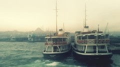 Boats retro Istanbul rivers
