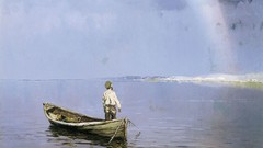 Boats skies artwork florianchin