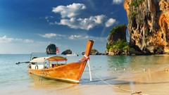 Boats Thailand Beaches Thai