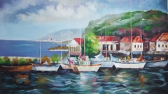 Boats widescreen artwork Art
