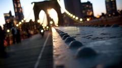 Bokeh cityscapes new york city depth of field