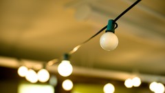 Bokeh light bulbs