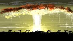 Bomb explosion artwork nature