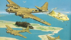 Bomber B-17 Flying Fortress