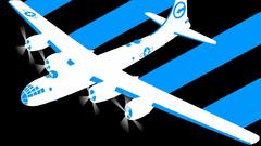 Bomber blue Aircraft