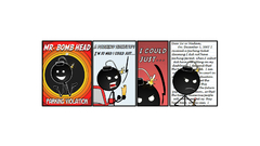 Bombs comic strip not