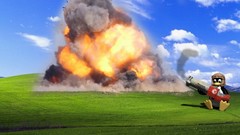 Bombs explosions Linux tux