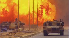 Bombs military explosions fire