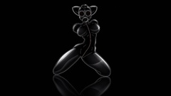 Bondage latex catsuits gas