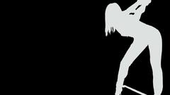 Bondage silhouettes arms raised