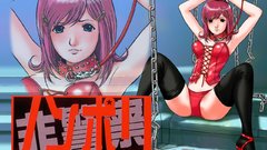 Bondage stockings corset high