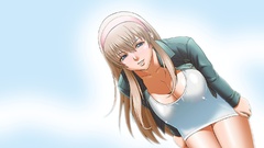 Boobs anime girls blondes