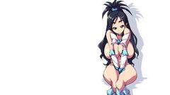 Boobs Anime Simple Background