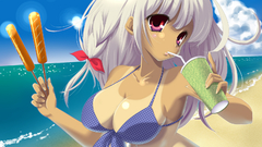 Boobs bikini ice cream