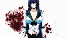 Boobs blue eyes blood