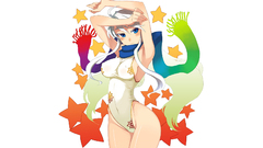 Boobs blue eyes white