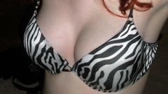 Boobs bra pale skin