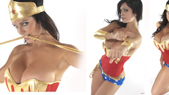 Boobs cosplay dc comics