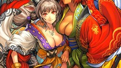 Boobs dress blue eyes