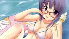 Boobs ecchi ice cream