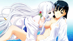 Boobs ecchi lesbians yuri