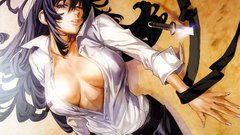 Boobs ecchi long hair