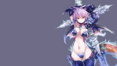Boobs ecchi scythe purple