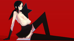 Boobs edge blue eyes