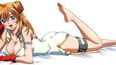 Boobs gloves barefoot Ikki