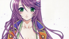 Boobs green eyes purple