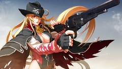 Boobs Guns belts red