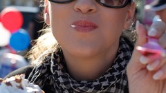 Boobs ice cream models