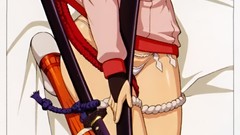 Boobs Katana redheads weapons