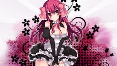 Boobs maids anime girls