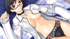 Boobs panties glasses meganekko