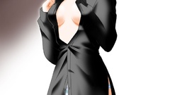 Boobs panties open shirt