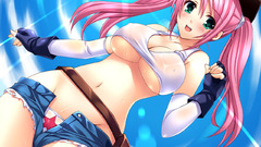 Boobs panties wet green